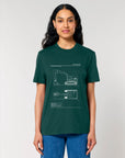 Camiseta Chorlito modelo Pala Canariensis en color Verde