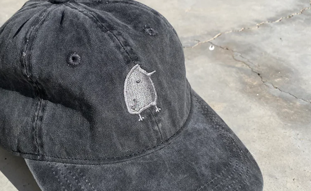 Cabeza de Chorlito, cómo no, con gorra