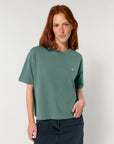 Camiseta Chorlito bordado en color Verde