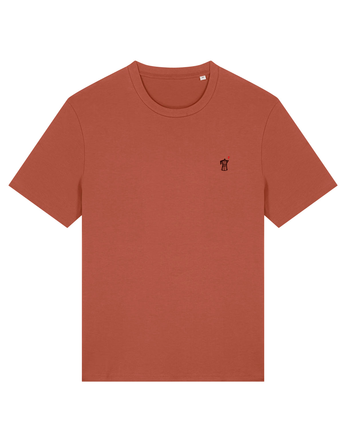 Camiseta Chorlito producto Café en color Teja