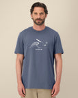 Camiseta Chorlito modelo Bad Surfers Club en color Gris Azulado